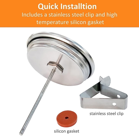 Grill smoker temperature gauge (47A) - Picture 7 of 11